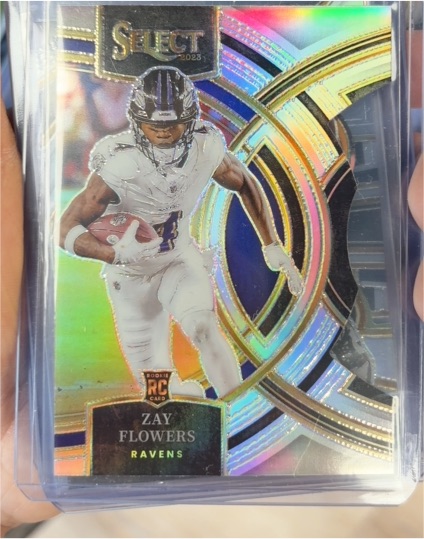 2023 Panini Select Premier Level #157 Zay Flowers — front