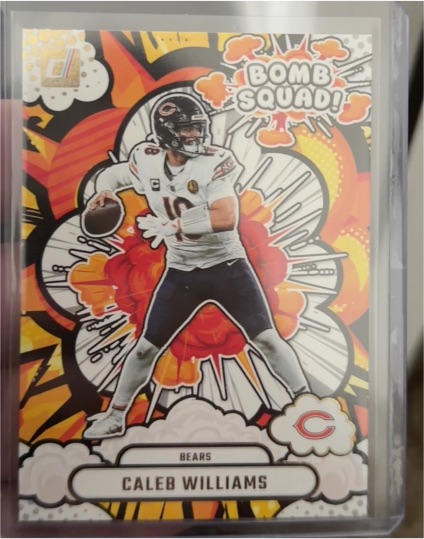 2025 Panini Donruss Bomb Squad #BS-CWS Caleb Williams — front