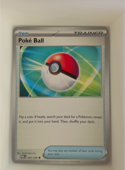 2026 Pokémon #080 Poké Ball — front