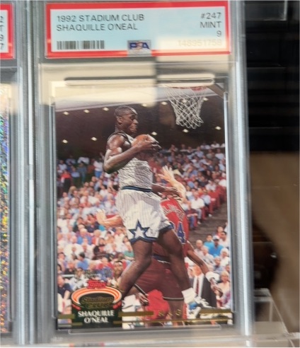 1992 Topps Stadium Club #247 Shaquille O'Neal — front