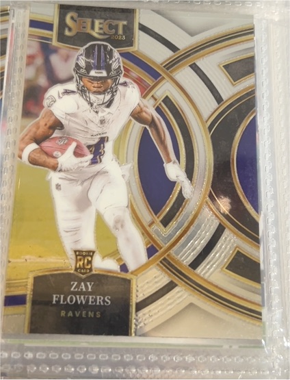 2023 Panini Select Premier Level #157 Zay Flowers — front