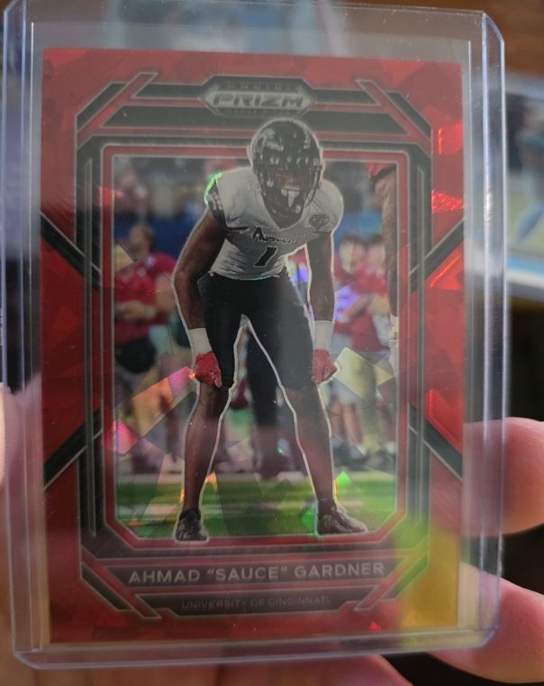 2023 Panini Prizm Draft Picks #3 Ahmad "Sauce" Gardner — front