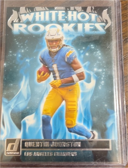 2023 Donruss White Hot Rookies #WHR-4 Quentin Johnston — front
