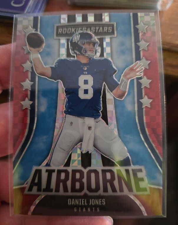 2023 Panini Rookies & Stars #AI-24 Daniel Jones Airborne — front