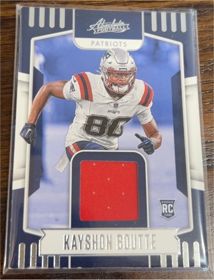 2023 Panini Absolute #ARM-41 Kayshon Boutte Rookie Patch — front