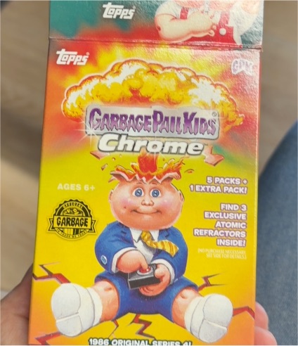 1986 Topps Garbage Pail Kids Chrome Original Series 4 Blaster Box — front