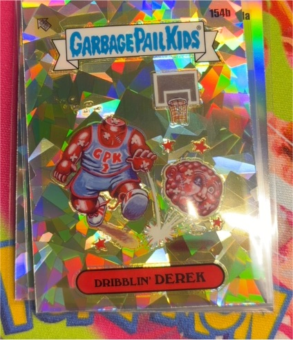 2021 Topps Garbage Pail Kids Chrome Series 4 #154b Dribblin' Derek — front