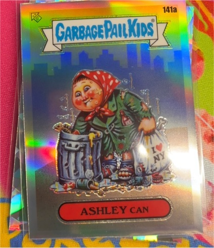 2021 Topps Chrome Garbage Pail Kids Series 4 #141a Ashley Can — front