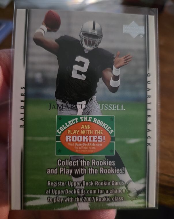2007 Upper Deck #NNO JaMarcus Russell Collect the Rookies — front