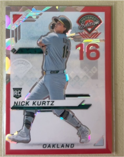 2025 Panini Prospect Edition #50 Nick Kurtz — front