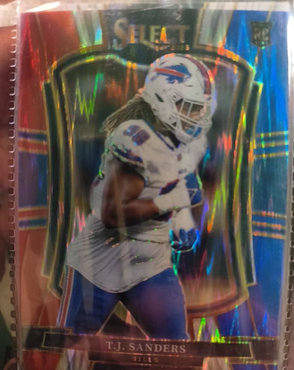 2025 Panini Select #185 T.J. Sanders — front