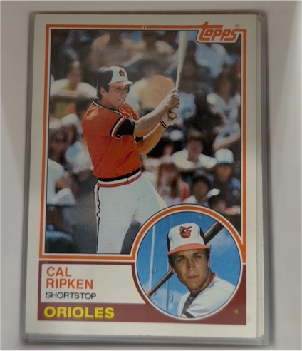 1983 Topps #163 Cal Ripken Jr. — front