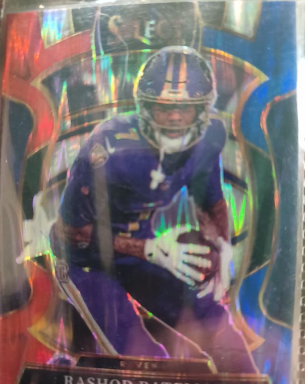 2025 Panini Select #62 Rashod Bateman Baltimore Ravens — front