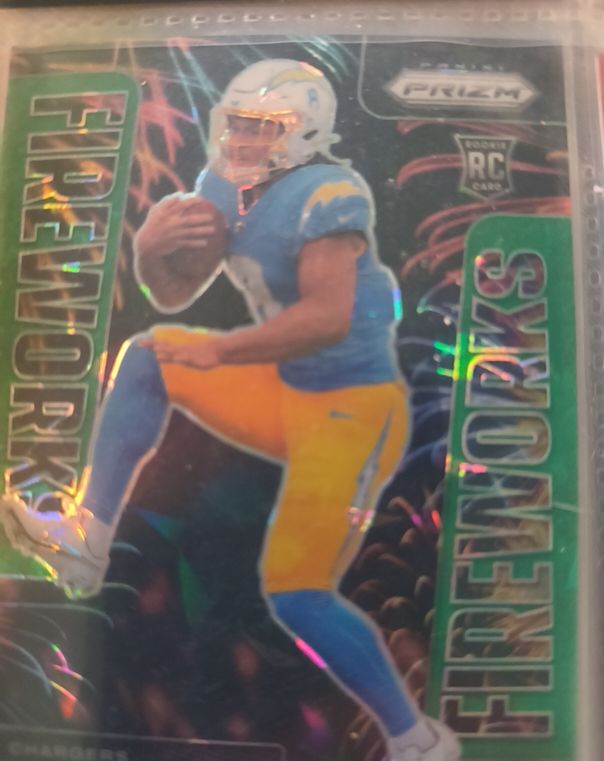 2024 Panini Prizm #24 Jayden Daniels Fireworks — front