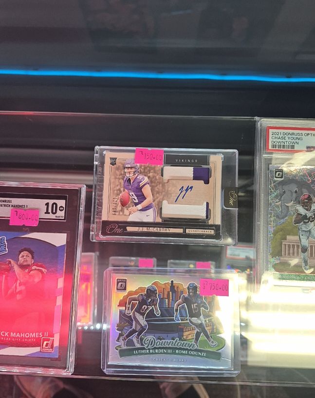 2021 Panini One #RC J.J. McCarthy — front