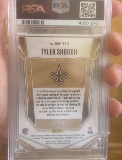 2025 Panini Phoenix Paragon #DRP-TSH Tyler Shough — front