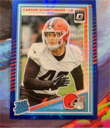 2025 Panini Donruss Optic #217 Carson Schwesinger — front