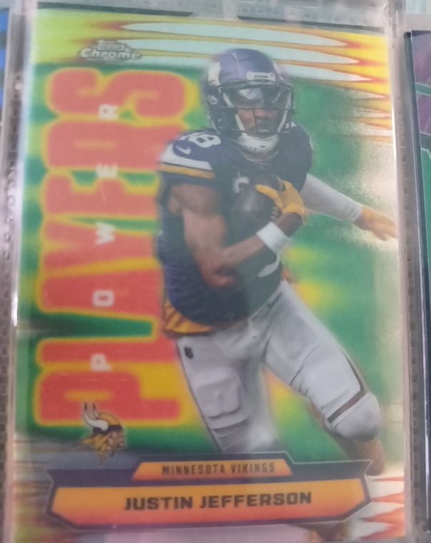 2025 Topps Chrome #PP-22 Justin Jefferson — front