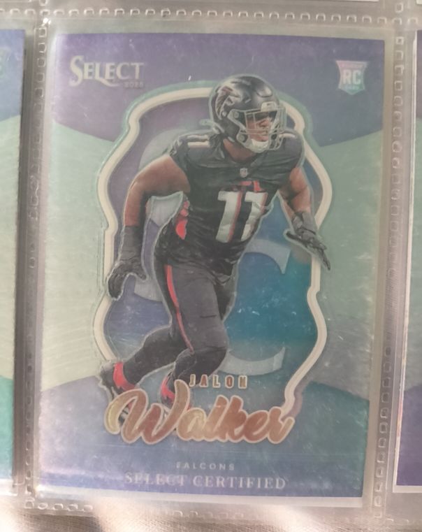 2025 Panini Select #9 Jalon Walker Select Certified Rookies — front