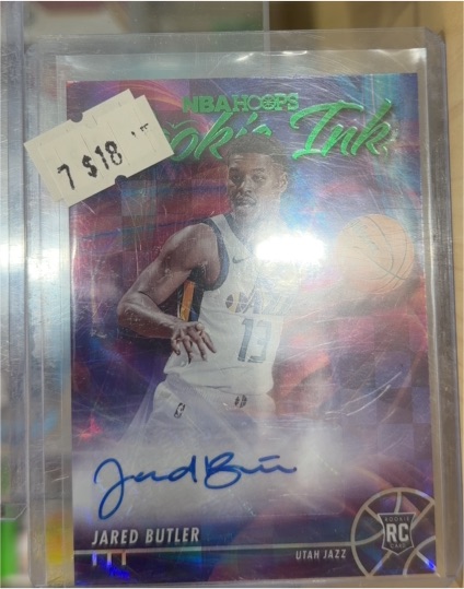 2021-22 Panini NBA Hoops Rookie Ink #RI-JB Jared Butler — front
