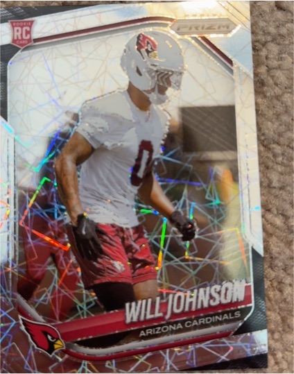 2025 Panini Prizm #370 Will Johnson — front