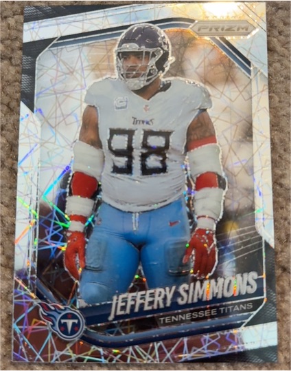 2025 Panini Prizm #268 Jeffery Simmons — front
