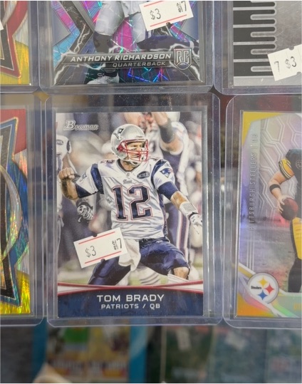 2021 Bowman Tom Brady Patriots QB — front