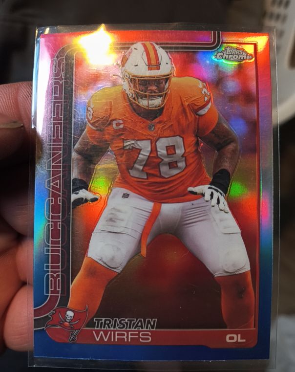 2025 Topps Chrome #287 Tristan Wirfs — front