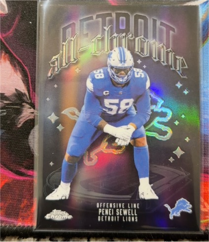 2025 Topps Chrome #ACT-13 Penei Sewell — front
