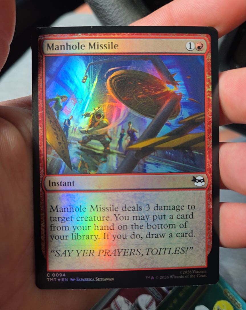 2026 Wizards of the Coast Manhole Missile #0094 — front