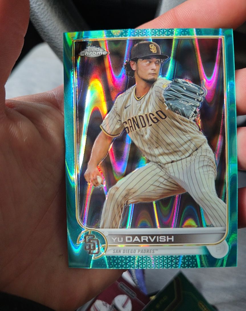 2022 Topps Chrome Sonic #191 Yu Darvish — front