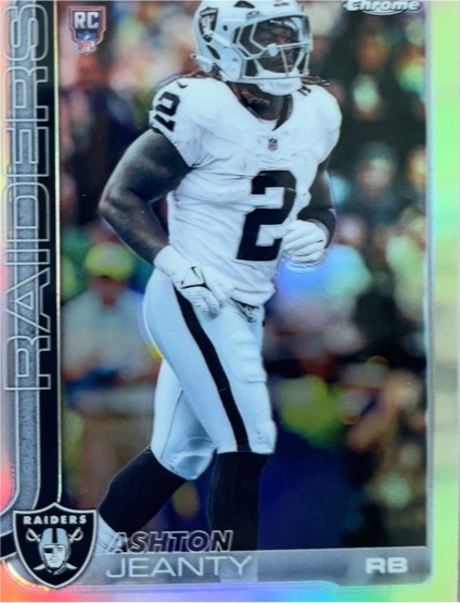 2025 Topps Chrome #322 Ashton Jeanty — front
