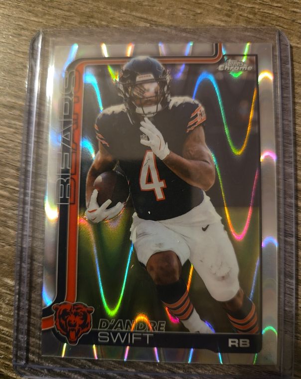 2025 Topps Chrome #53 D'Andre Swift — front