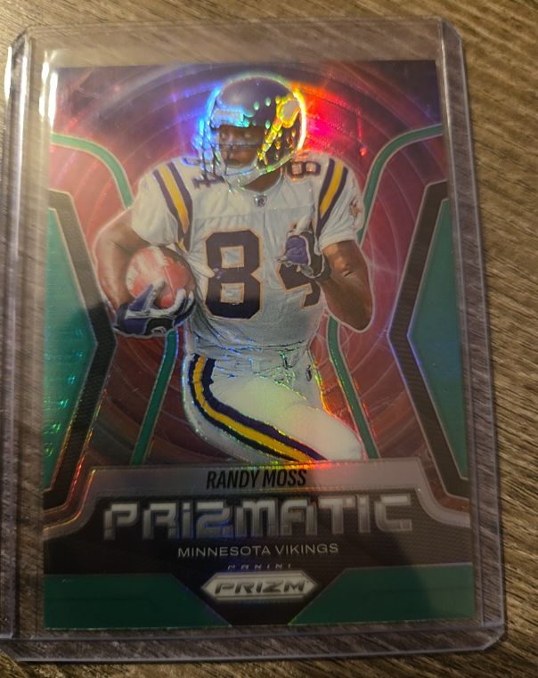 2025 Panini Prizm #2 Randy Moss Prizmatic Minnesota Vikings — front