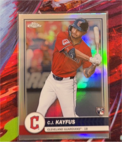 2026 Topps Chrome Flagship #64 C.J. Kayfus — front