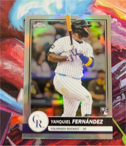 2026 Topps Chrome #31 Yanquiel Fernández — front
