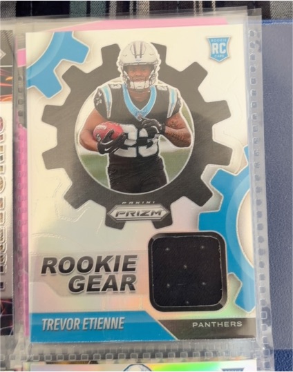 2025 Panini Prizm Rookie Gear #RGR-TEE Trevor Etienne — front