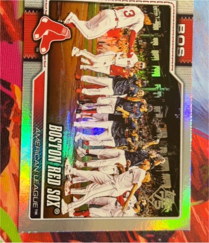 2026 Topps Series 1 #198 Boston Red Sox Team Card — front