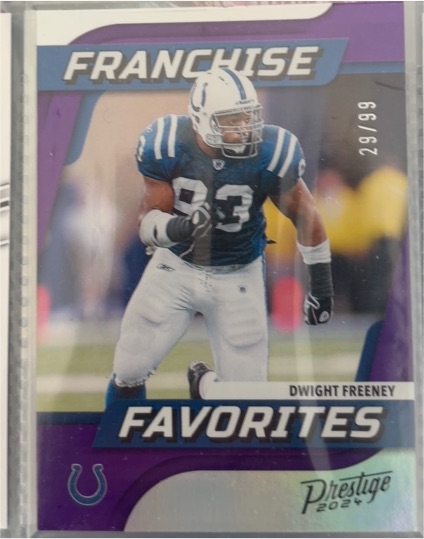 2024 Panini Prestige Franchise Favorites #4 Dwight Freeney — front