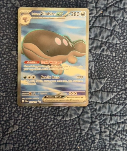 2023 Pokémon TCG Paldean Clodsire ex 244/193 — front
