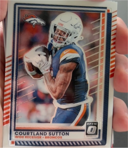 2025 Panini Donruss Optic #200 Courtland Sutton — front