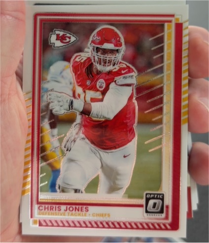 2025 Panini Donruss Optic #82 Chris Jones — front