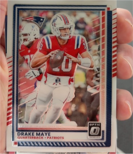 2025 Donruss Optic #47 Drake Maye — front