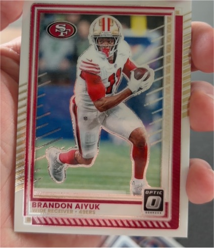 2025 Donruss Optic #168 Brandon Aiyuk — front