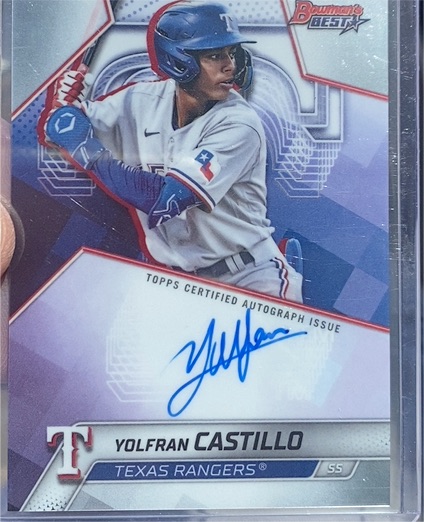 2025 Bowman's Best #B25-YC Yolfran Castillo — front