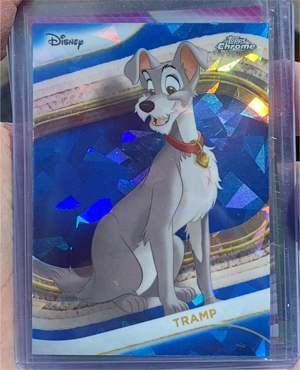 2025 Topps Chrome Disney Sapphire #71 Tramp — front