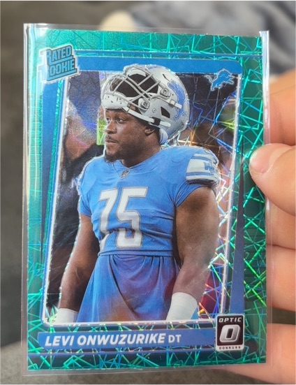 2021 Donruss Optic #270 Levi Onwuzurike Rated Rookie — front