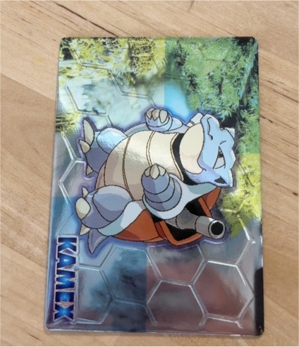 1999 Meiji Get Card Super Collection #3 Blastoise (Kamex) — front