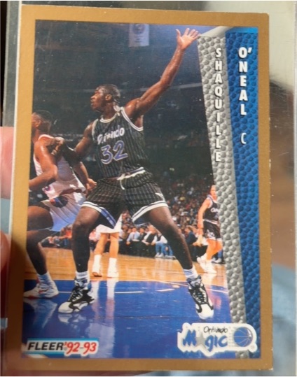 1992-93 Fleer #401 Shaquille O'Neal — front