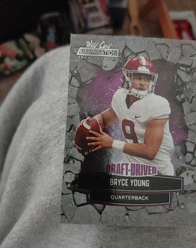 2021 Wild Card Alumination Collegiate Edition #ANDD-4 Bryce Young Draft-Driven — front